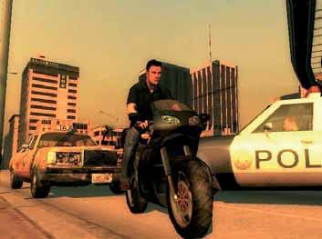 Bámulatos, hogy a fejlesztők mit ki nem tudnak hozni egy alapvetően TPS-re tervezett grafikus motorból (a Criterion-féle Renderware motorról van szó, amely már a GTA Vice Cityt is hajtotta).