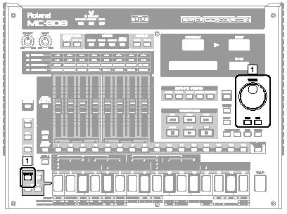 Transzponálás a lejátszás közben (Realtime Transpose) Pattern-ek lejátszása A VALUE tárcsát vagy [INC] [DEC] gombok használata A billentyű pad-ok használata 1.