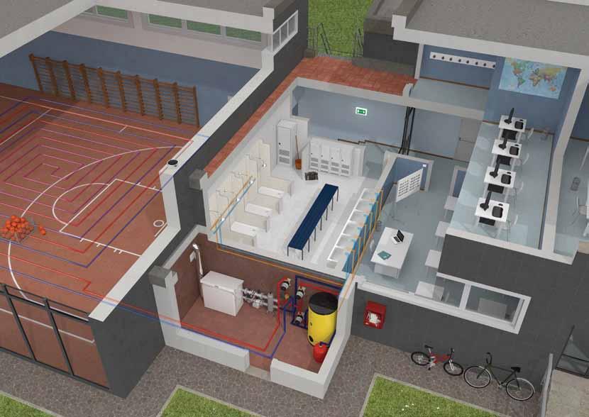 SOROZAT BEMUTATÁSA sorozat Flexibilis és széles modulációs tartományú fűtő blokkokkal A készülék 150 kw-tól 900 kw-ig egyéni telepítéssel, vagy akár 7000 kw-ig kaszkád rendszerben kínál megoldásokat