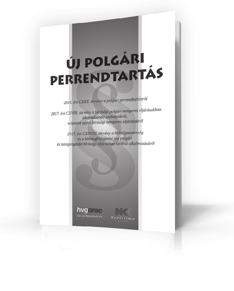 Új polgári perrendtartás az új pp.
