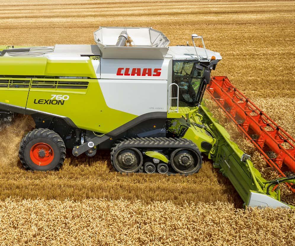 Még jobban óvja a talajt. Most már a LEXION 750 is. TERRA TRAC Mindent a gyakorlatból. Kényelmesebb, mint valaha.