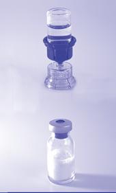 A következőképpen készítse el a gyógyszert: 1. lépés Távolítsa el a port tartalmazó injekciós üveg kupakját, és alkoholos törlővel tisztítsa mega dugó tetejét.