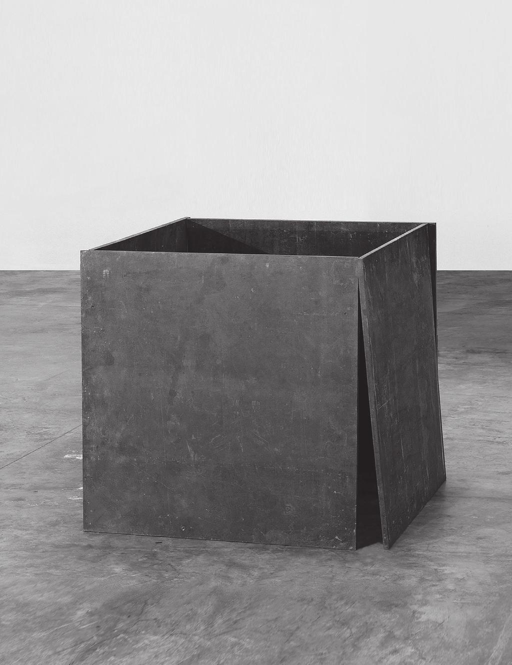 Richard Serra House of Cards / Kártyavár, 1969 ólom, négy lemez, egyenként 152,4 152,4