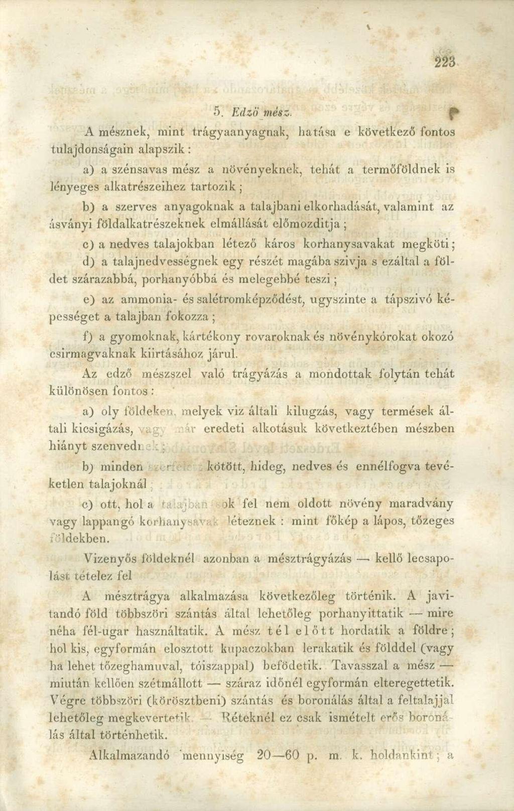 5. Edző mész.