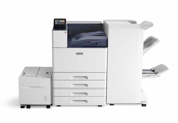 UTÓMUNKÁLATI LEHETŐSÉGEK 1 2 3 11 8 7 Xerox VersaLink C9000 színes nyomtató Nyomtatás. Mobilkapcsolatok. 1 Kártyaolvasó rekesze és a belső kártyaolvasó rekesze.