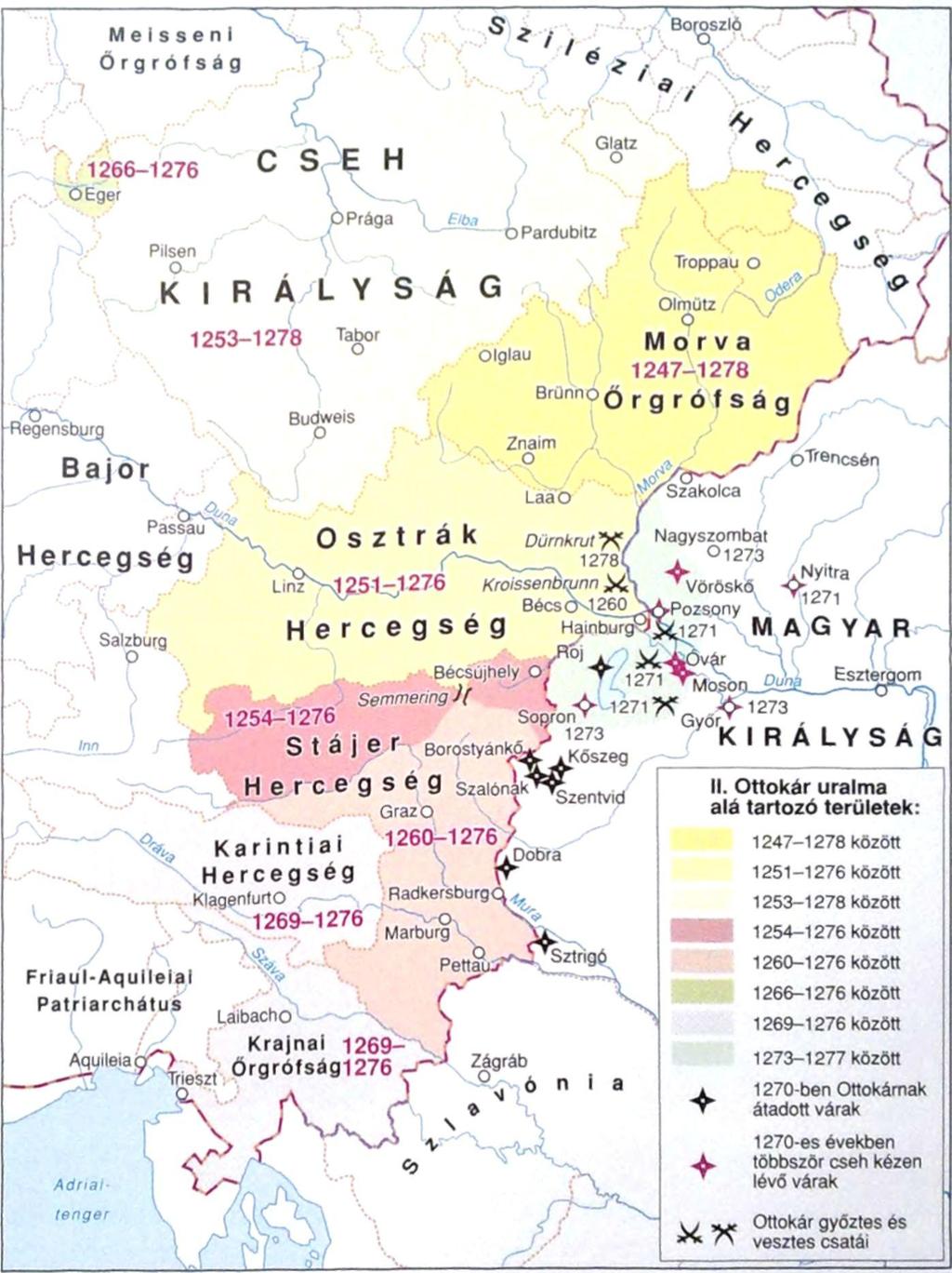 A TATÁRJÁRÁS ÉS KÖVETKEZMÉNYEI Harcok Ottokár ellen a Babenberg-őrőkségért (1252-1278) magyar segédcsapatok élén kísérletet tett Halics elfoglalására, ám kudarcot vallott, s egy évvel később sem járt