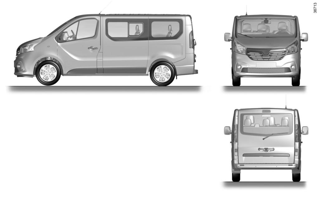 MÉRETEK (méterben megadva) (3/4) Kombi