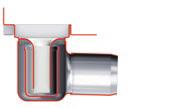 95 l/ s, flow rate at entrance of stainless steel and grating Artikel-Nr.: 9010.65.02 brushed gratings shower: silk 0.