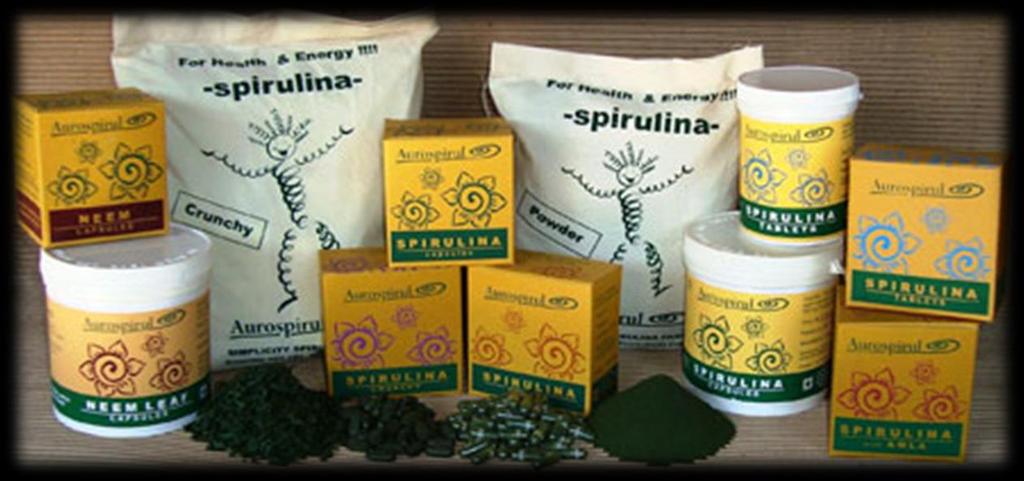Spirulina Arthrospira fajok A kékbaktériumok (Cyanobacteria) közé tartozó Spirulina (más néven Arthrospira) fajokat már a mai Mexikó területén élő aztékok is fogyasztották.