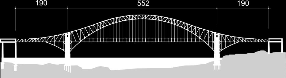 Bayonne Bridge 510 m Kína: 2009.