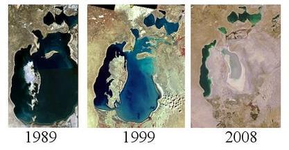 legnagyobb tó volt a Földön területe az 5%-ára lecsökkent