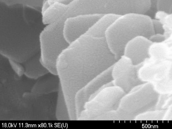 A kalciumtartalmú LDH-knál minden esetben a rájuk jellemző hexagonális kristályokat láthattunk, szabályos,