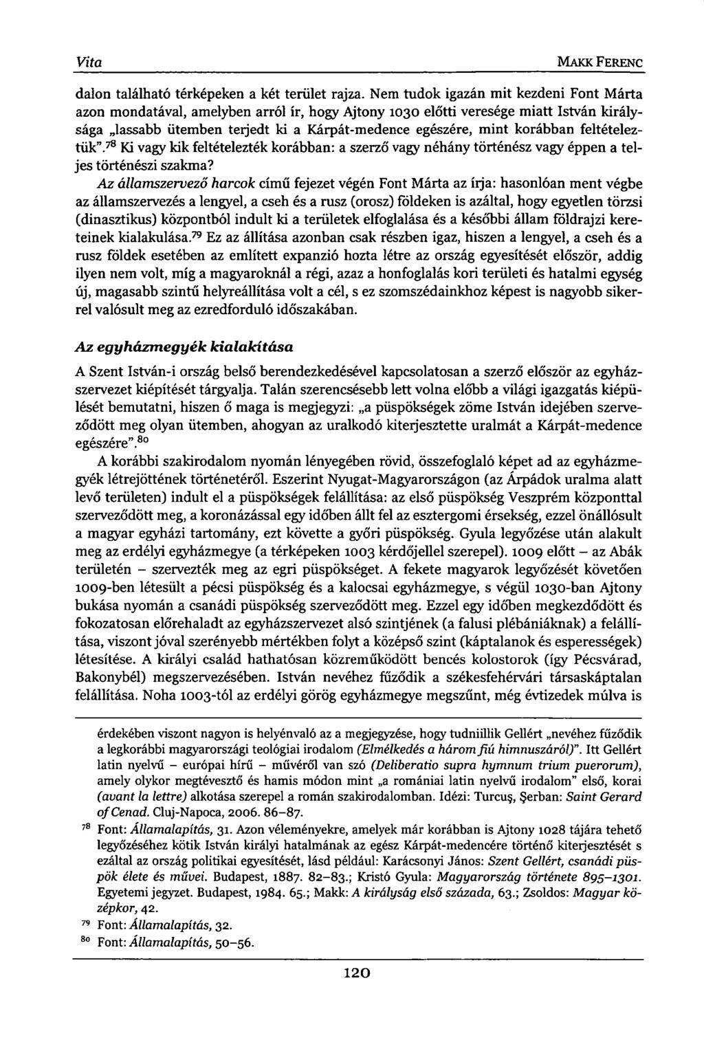 Vita MAKK FERENC dalon található térképeken a két terület rajza.