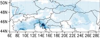 csapadékeloszlás időbeli menetében kisebb éven belüli