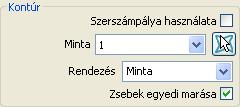PowerMill 4. Simítás Kontúr Meghatározza, hogy mi legyen a szerszám mozgás alapjául szolgáló görbe vagy görbe részlet.