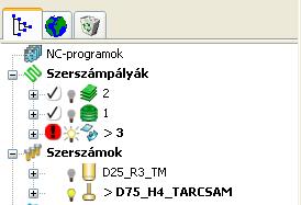 előgyártmányt, és csak +Y és -Y irányban növeljük meg 15-15 mm-rel. Állítsuk be a Gyorsjárati pozíció -kat és a pálya kezdő és végpontokat.