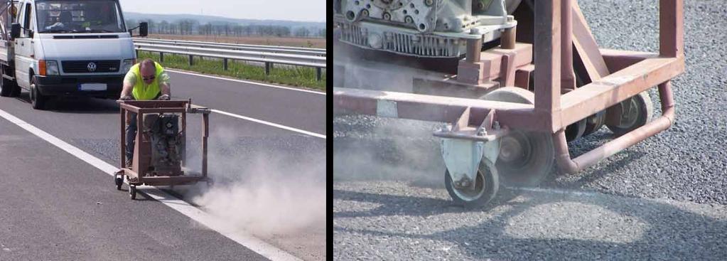 A repedés előkészítése repedés marással történik. A szabálytalan lefutású vadrepedést száraz gyémánttárcsás repedésmaróval kell elvégezni, de létezik önjáró vídialapkás marógép is.