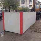 Cuva este îngropată și are rol de susținere și protejare a structurii metalice.