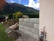 Stützwandsystem DAUER MONTAGE 2 Tage AUFTRAGGEBER Privat