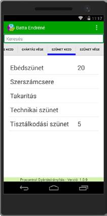 Szünetek Produktív munkaidő szempontjából kétféle szünetet különböztetünk meg: produktív szünet, normál szünet.