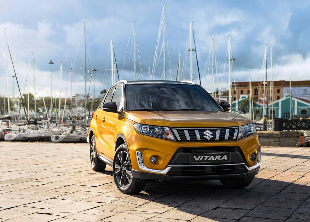A Vitara jellemzője az autentikus design, és hogy mindig készen áll a felfedezésekre, úton és terepen
