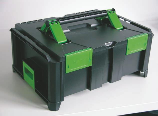 ABS- műanyag doboz SysCon S Cikkszám 220370 üres ABS- műanyag doboz SysCon S mobil Cikkszám 220371 üres, kerekeken Külső mérete: 464 x 353 x 142 mm Belső