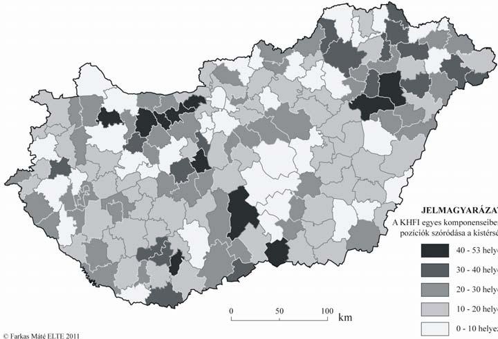 A KORRIGÁLT HUMÁN FEJLETTSÉGI MUTATÓ KISTÉRSÉGEK KÖZÖTTI DIFFERENCIÁLTSÁGA 241 a harmadik kategóriába került, ami viszonylag kedvező jövedelmi helyzetüknek köszönhető.