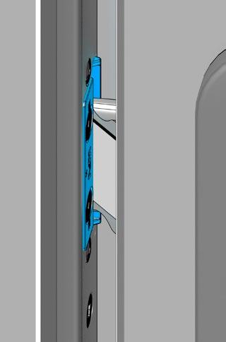 Az ajtó nyitásához a kilincset [3] működtetik, illetve a kulcsot [4] elfordítják ütközésig kireteszelő pozícióba. 3 4 Az ajtó zárása Tolja, illetve húzza be az ajtót.