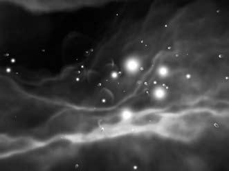 mélyég-objektumok hogy a csillagok a köd belsejébe ágyazódva átvilágítanak azon, hanem ellenkezőleg: egy jókora területen ionizálták, ill.