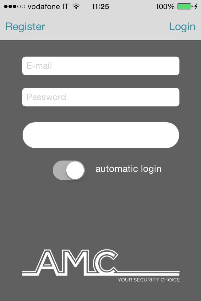 AMC AMANAGER APP AMC MANAGER applikációval a felhasználó telefonjáról tudja kezelni a következő funkciókat: - élesít és hatástalanít minden partíciót - minden zóna tiltása - KI- és BE kapcsolható