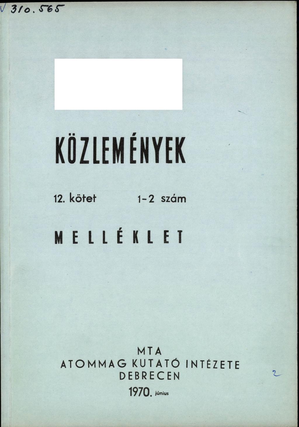 3 / о» S ~ KÖZLEM ÉNYEK 12.