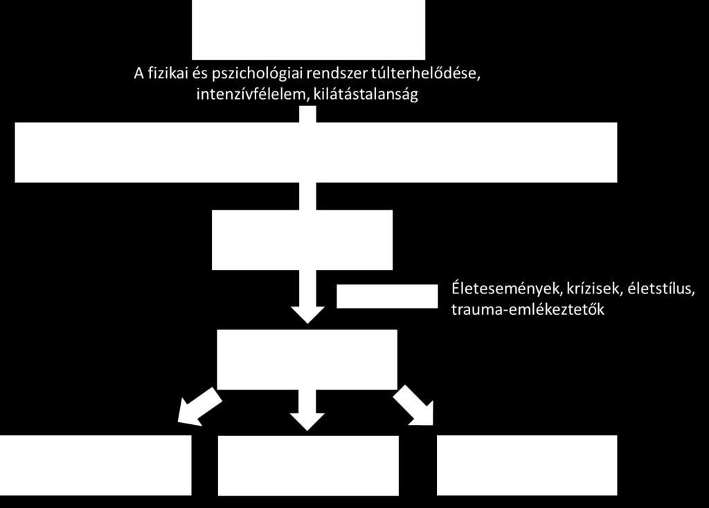 A trauma folyamata Hogyan vezet egy traumatikus esemény szerhasználathoz: a trauma kognitív, érzelmi