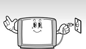 3 A távvezérlô üzemi/készenlét kapcsoló POWER gombjával kapcsolja be a televíziót. Eredmény: Az utoljára nézett TV-csatorna mûsora jelenik meg a képernyôn.