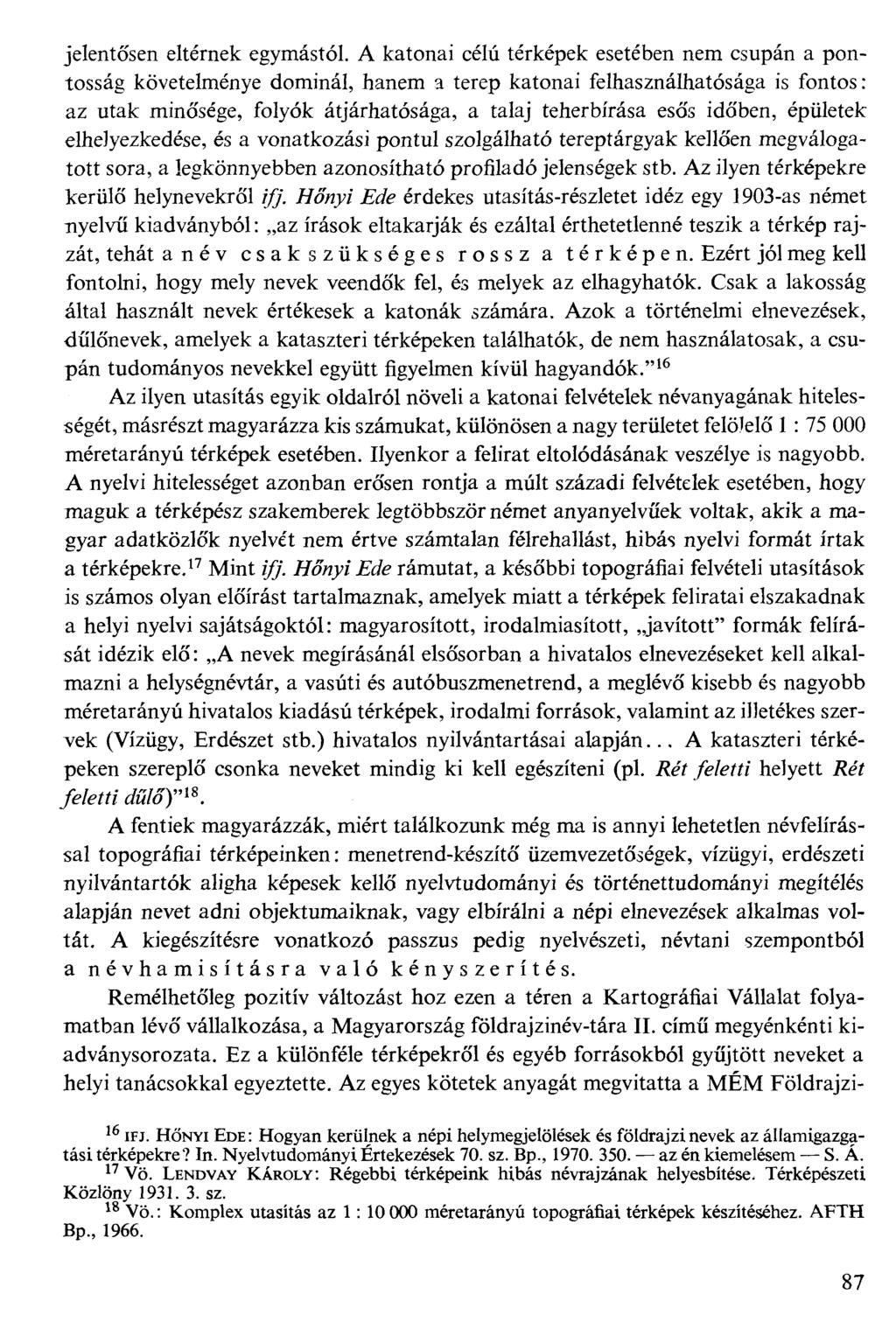 jelentősen eltérnek egymástól.