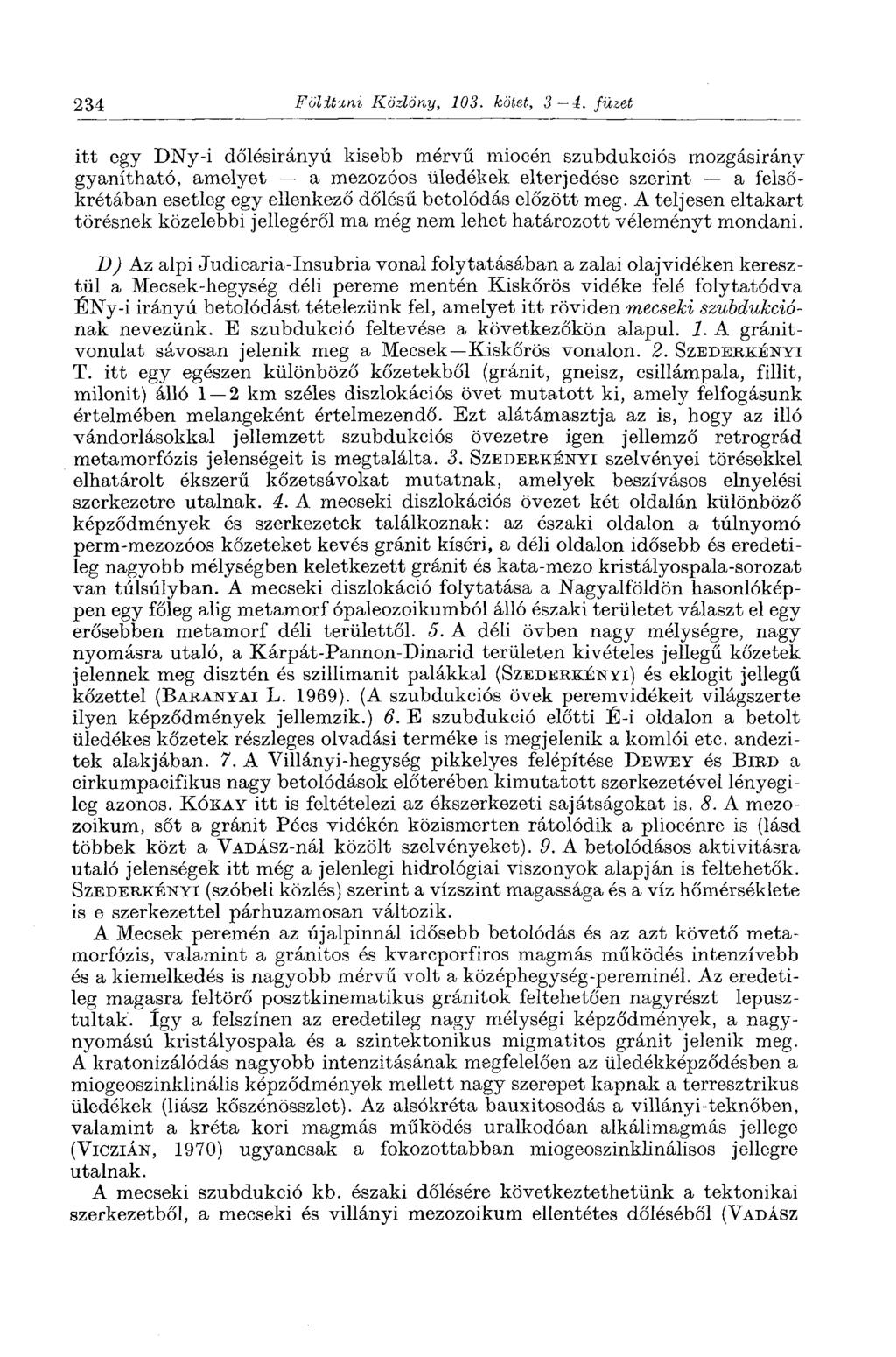234 Fülit'-ini Közlöny, 103. kötet, 3 4.