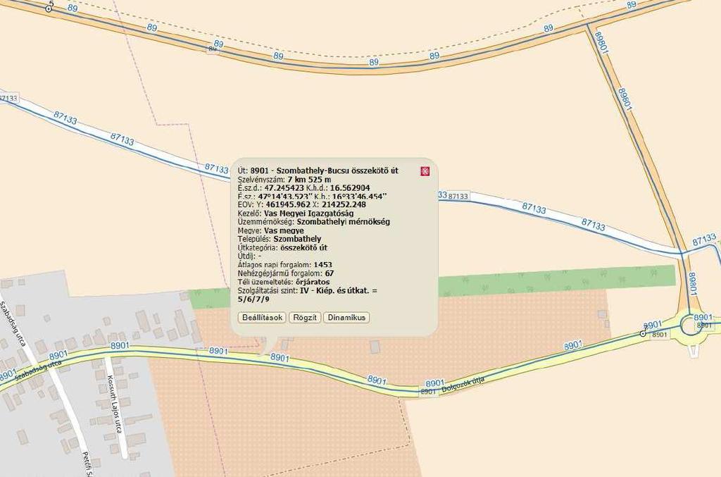 Szombahely MJ Város elepülésrendezési eszközeinek módosíása. január. Forrás: kira.gov.hu.) Sé felé menő kerékpárú erüleének kialakíása.