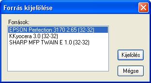 rendelkezik Windows XP, Windows Vista, Windows 7 operációs rendszereken futtatható TWAIN driverrel.