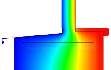 kép TRAV frame M_store-IS 0/00-0 0,0 W/mK ( 0,05 W/mK)* 0,79 ( 0,70)* CSATLAKOZÁS OLDALT Hőkép