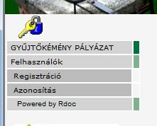 Tartalomjegyzék Regisztráció a pályázati portálra... 2 Bejelentkezés a pályázati portálra... 5 Elfelejtett jelszó - jelszómódosítás... 5 Adatmódosítás.