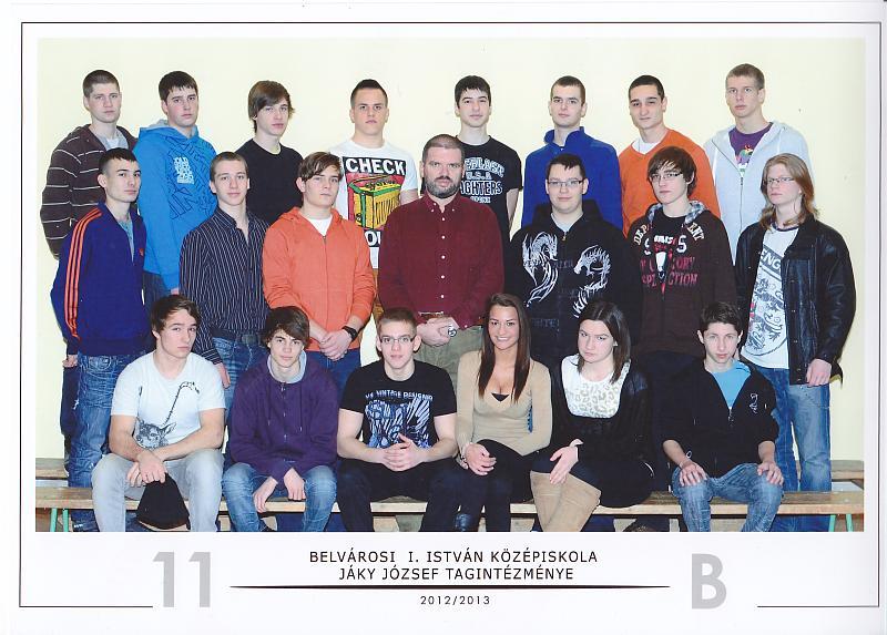 11.B. Tamás Ferenc Baracsi Csima Szilárd Sándor, Druzsin Mátyás, Geiger Gábor, Győri Leonetta, Hegedűs Diána, Hegedűs János, Patrik, Kállai Kuhinkó Zsolt, Mudra Mátyás, Muskovits Németh Nyisztor