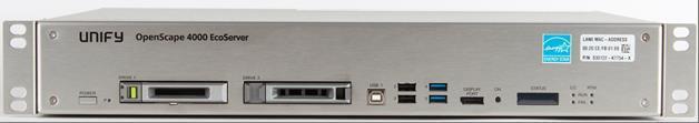 OpenScape 4000 alapegységei Vezérlő egység (Common Control unit) EcoServer Lehet fizikai vas,