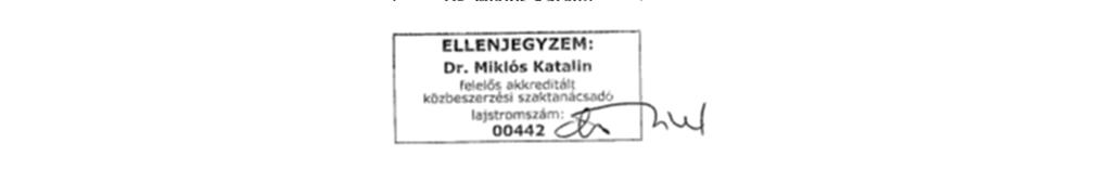 előzetes vitarendezési kérelemre adott választ ezúton ellenjegyzem: Név: dr.