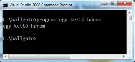 Write(args[i] + " "); System.Console.
