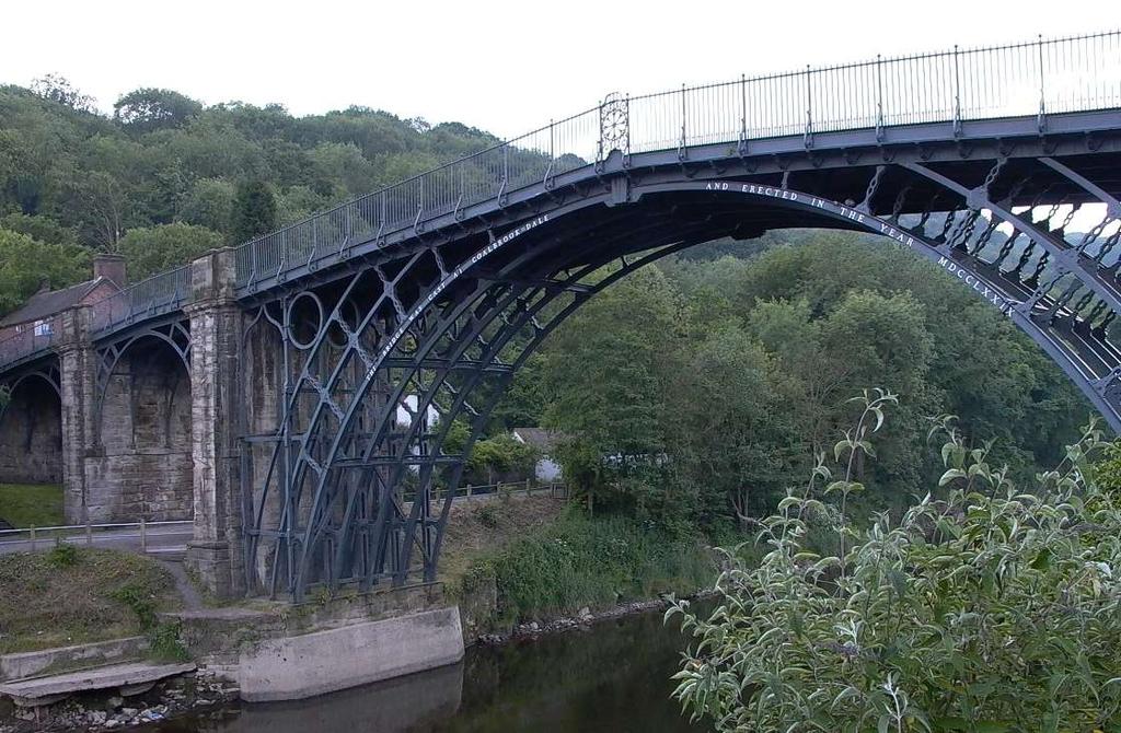 Severn folyó hídja öntöttvas hídja Coalbrookdale közelében,