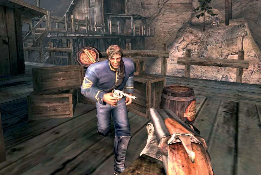BEMUTATÓ Ha bántod a kínai vázám, szétlövöm a csillárod! PÁR FRAGGEL TÖBBÉRT DEAD MAN S HAND GYORSNÉZET KATEGÓRIA FPS KÖRNYEZET Western É KIADÓ Atari FEJLESZTÕ Human Head St.