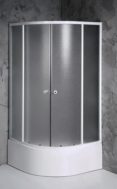 Zuhanykabinok AMICHETTA Íves zuhanykabin alacsony E83 80x80x150 cm 48.