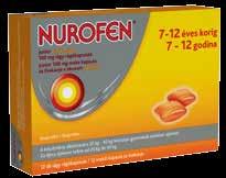 1099 Ft akció EP* N Nurofen Junior narancsízű 100 mg lágy rágókapszula, 12 db Egyedülálló gyógyszerforma, mely víz nélkül könnyen bevehető