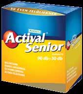 Actival Senior filmtabletta, 90+30 db Multivitamin ásványi anyagokkal és nyomelemekkel 50 éven felülieknek. 4 hónapra elegendő multivitamin.