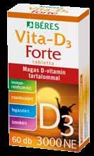 A magas hatóanyag-tartalmú készítményünk szedését D-vitamin hiány esetén vagy D-vitamin-hiány szempontjából fokozott kockázattal bírók számára ajánljuk.