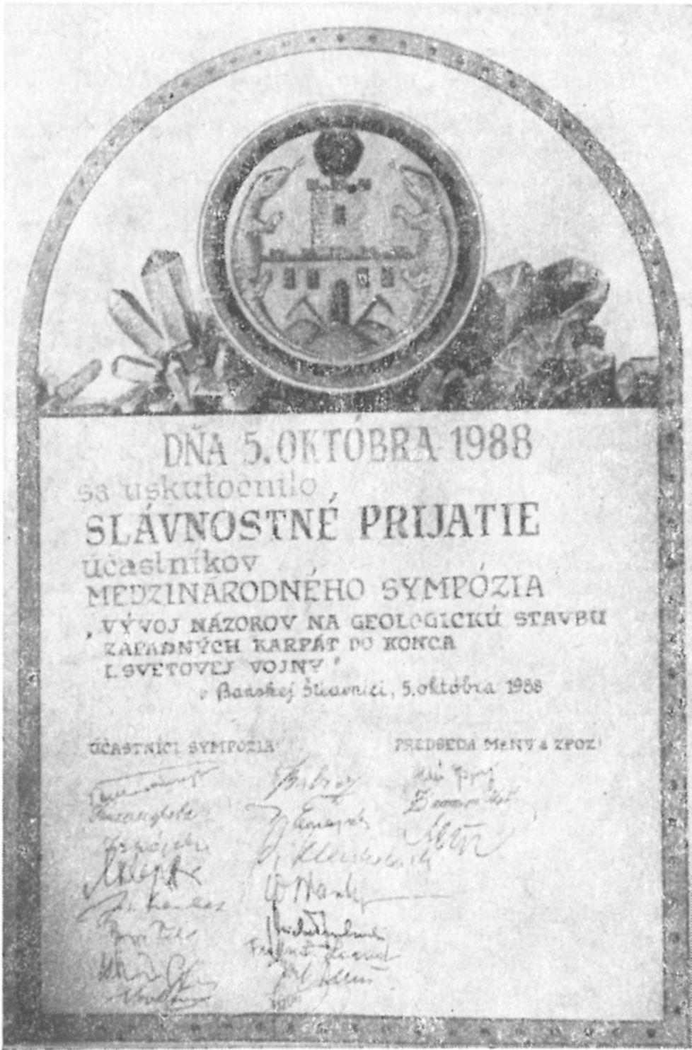 HACQUBT, J. E. FICHTEL, F. S. BEUDANT, G. G. PUSCH és más szerzők műveiben. 4. Antoni Stanislaw KLECZKOWSKI (Krakkó): Georg Gottlieb PUSCH kutatásai a Kárpátokban. Október 4.